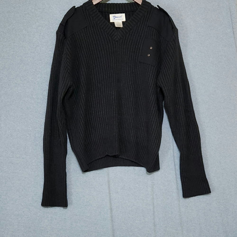 Galls Midnight Blue V-neck Sweater